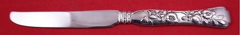 Tea Knife FH  AS  french blade  w/ pomegranate motif  7 1/2